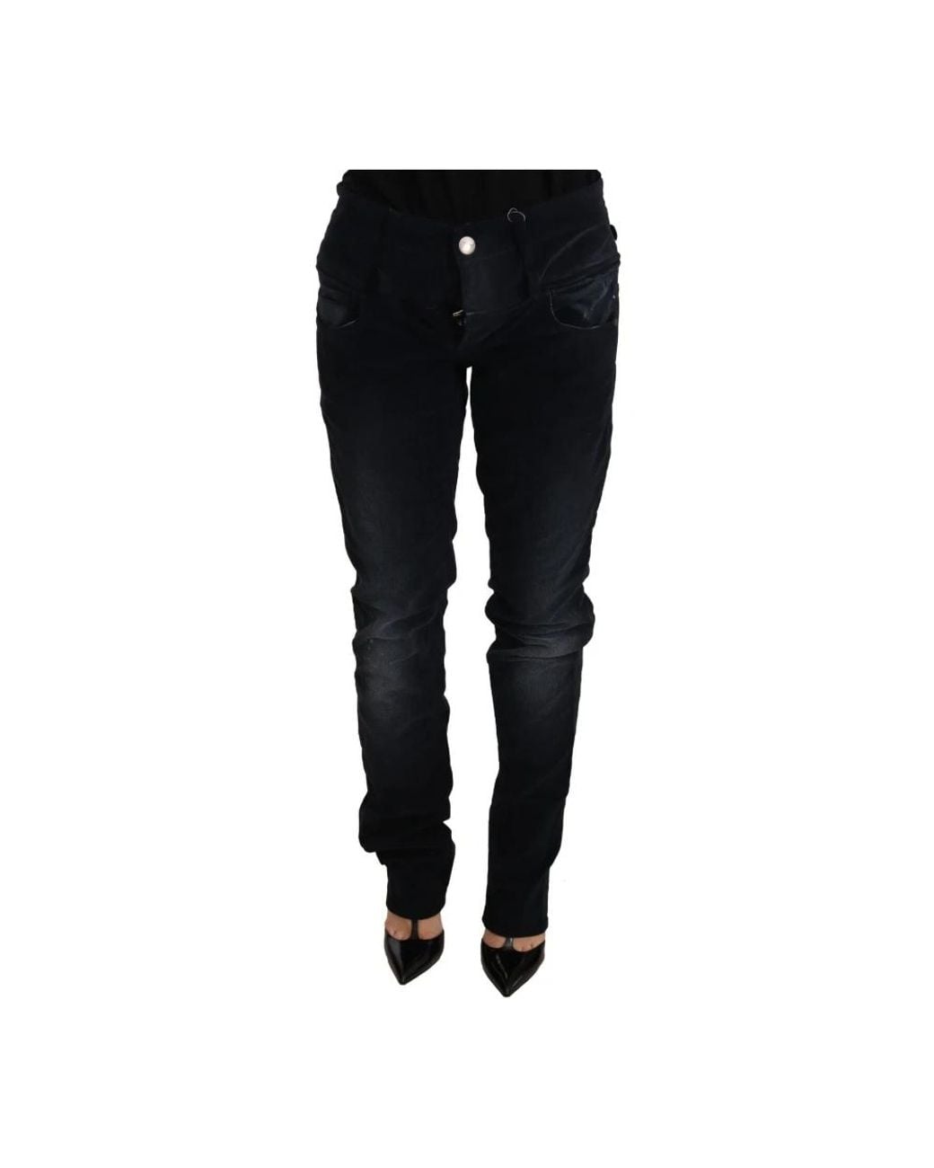 Acht Black Slim-Fit Jeans