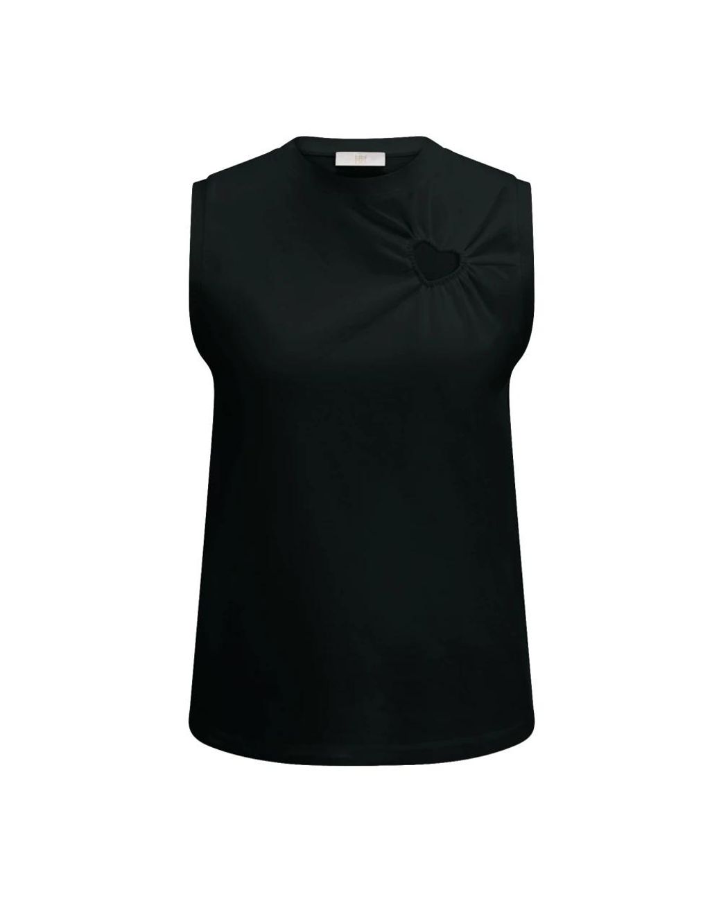 Riani Black Sleeveless Tops