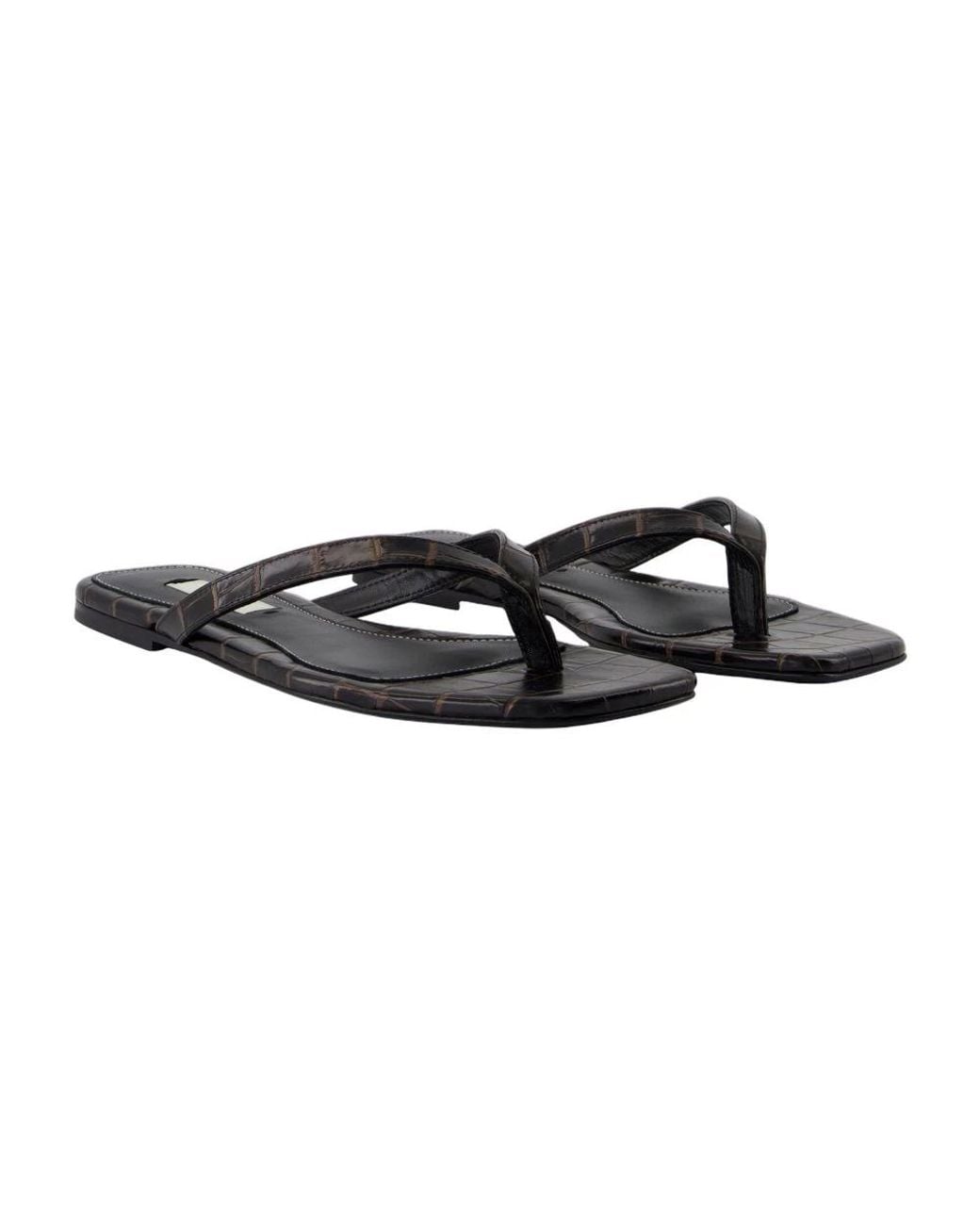 Totême  Black Flip Flops