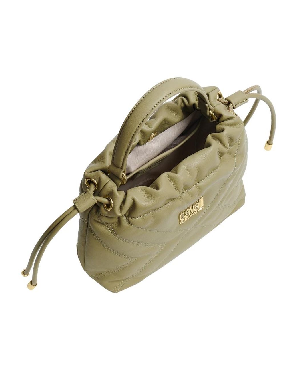Roberto Cavalli Green Bucket Bags