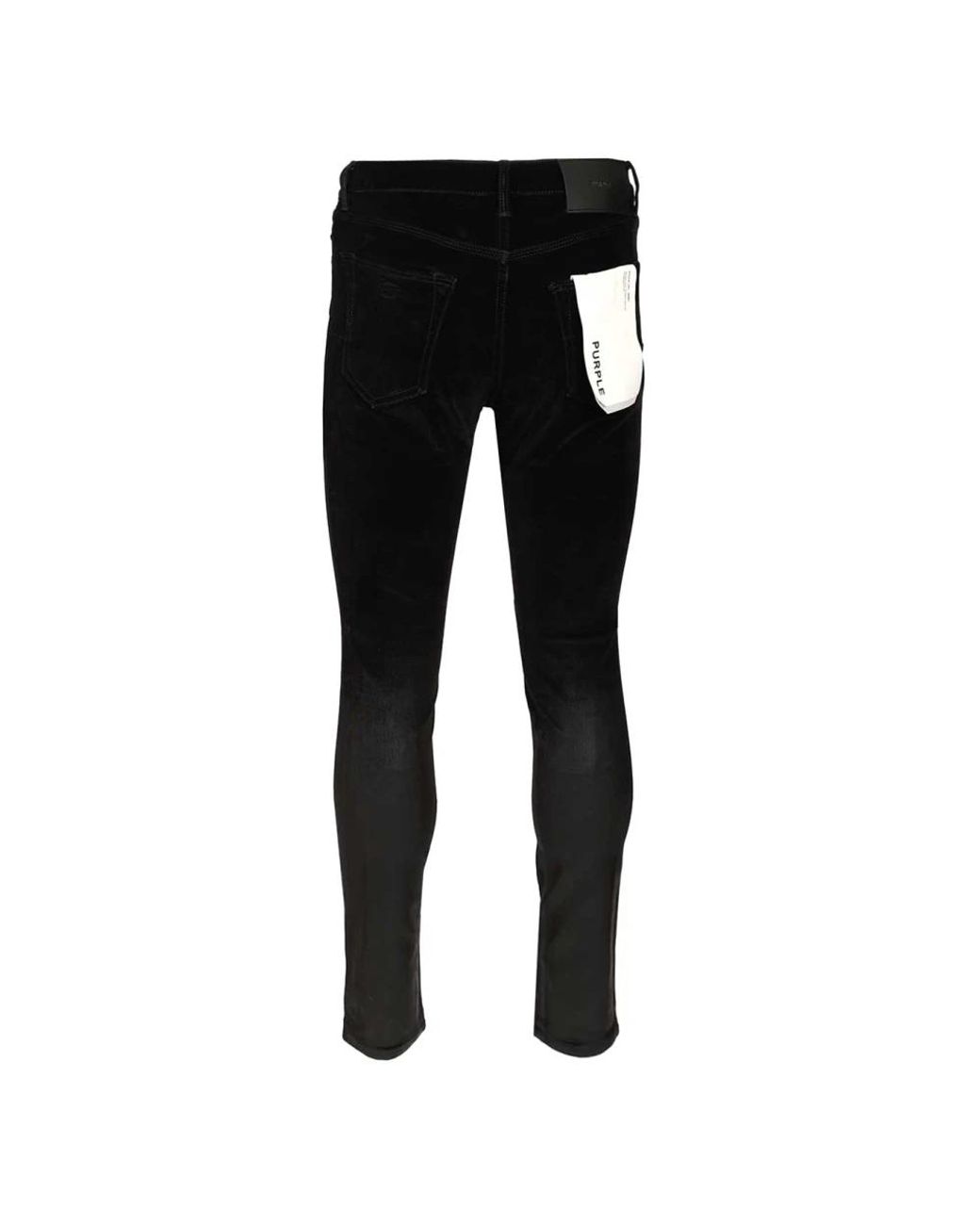Purple Brand Black Skinny Jeans for men