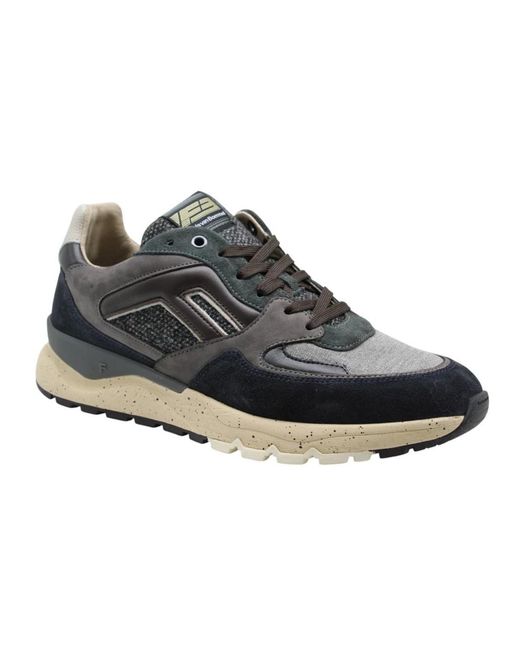 Floris Van Bommel Black Sneakers for men