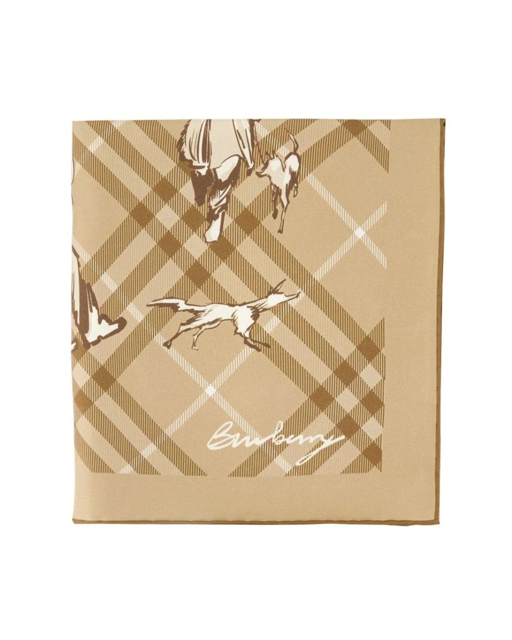 Burberry Metallic Silk Scarves