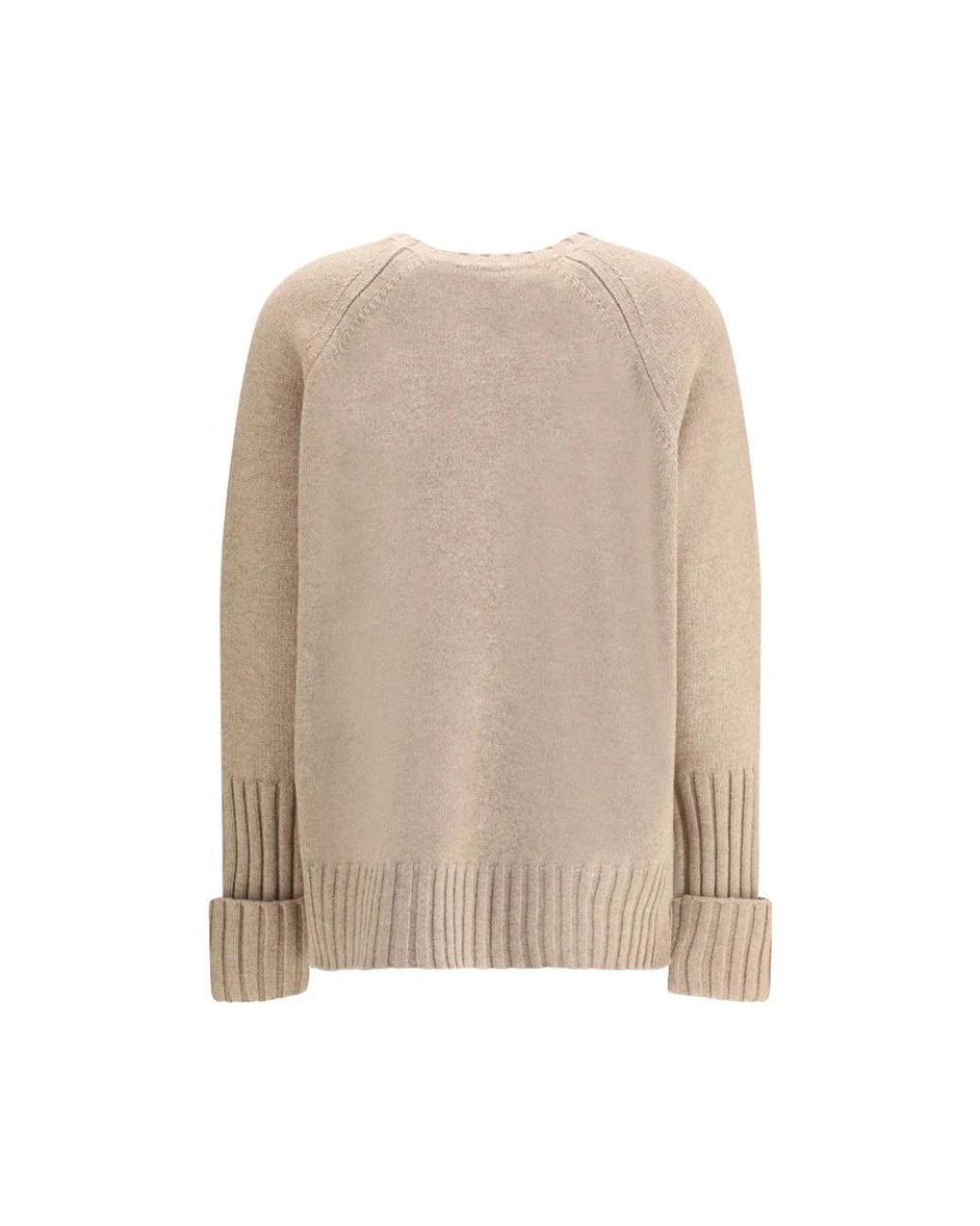 Tory Burch Natural Round-Neck Knitwear