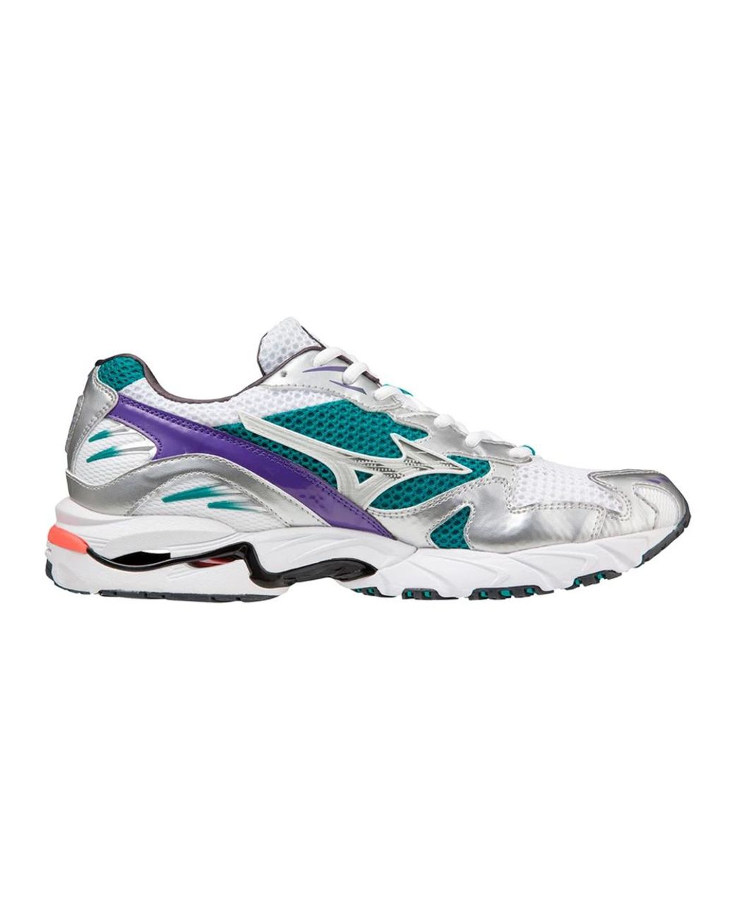 Mizuno Schoenen ,Veelkleurig ,Leer Wave Rider 10 in het Blue