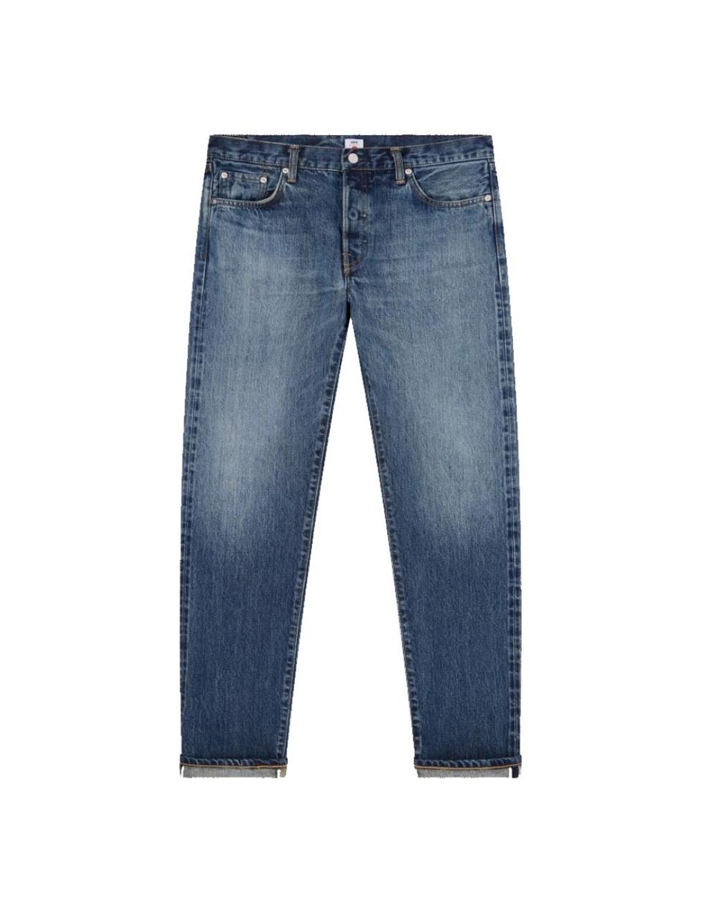 Edwin Blue Straight Jeans for men