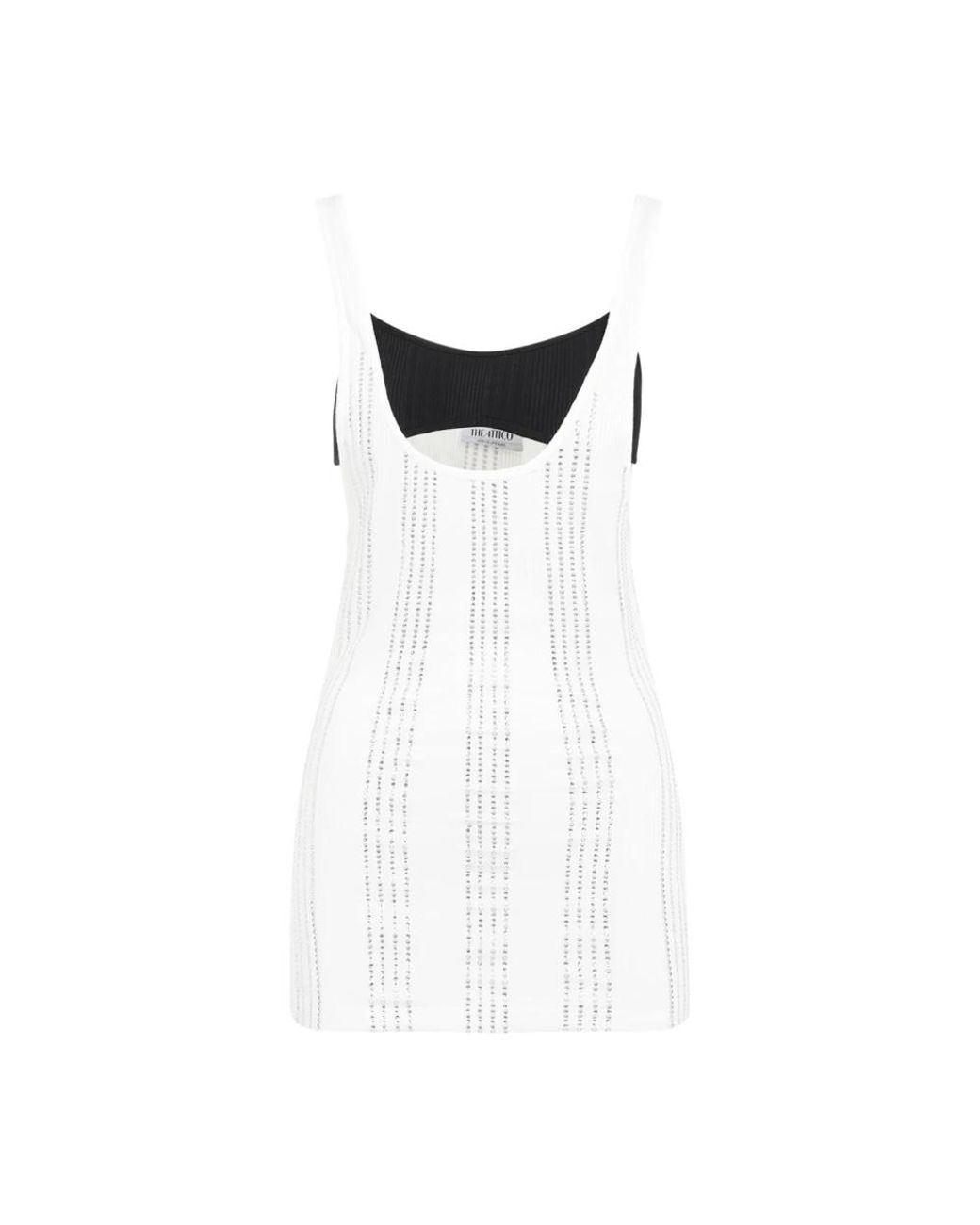 The Attico Black Sleeveless Tops