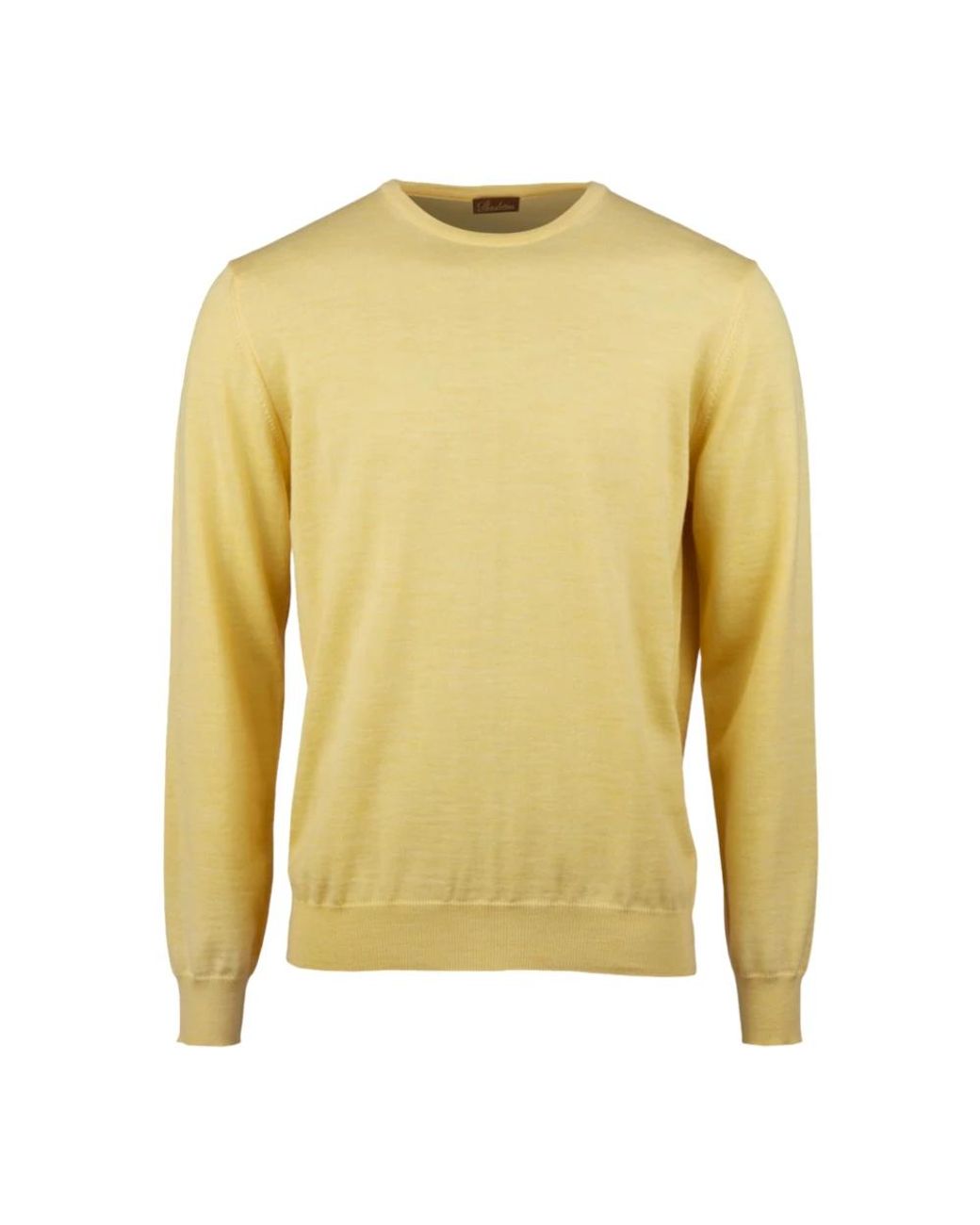 Stenstroms Yellow Round-Neck Knitwear for men