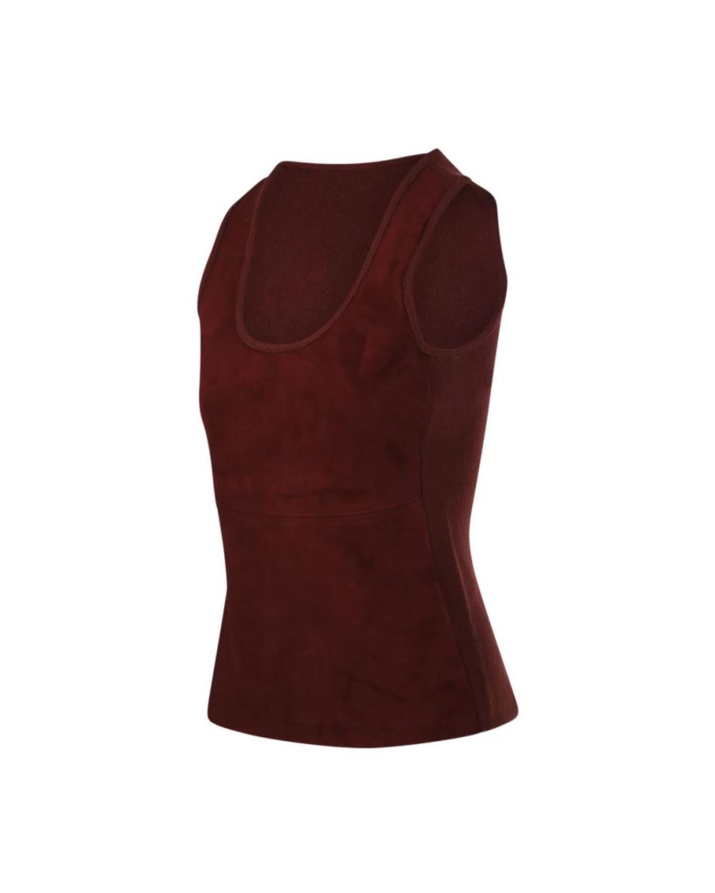 Max Mara Brown Sleeveless Tops