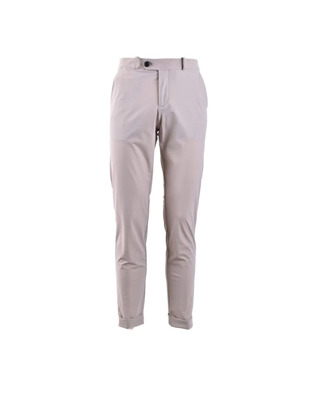 Rrd Gray Slim-Fit Trousers for men