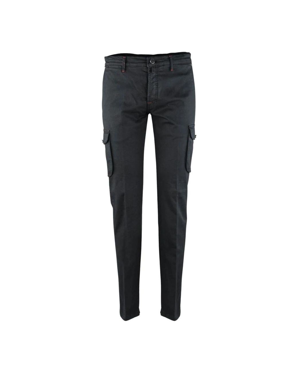 Kiton Blue Slim-Fit Trousers for men