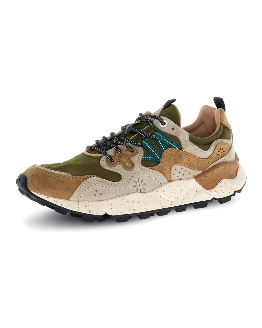 Flower Mountain Brown Sneakers for men