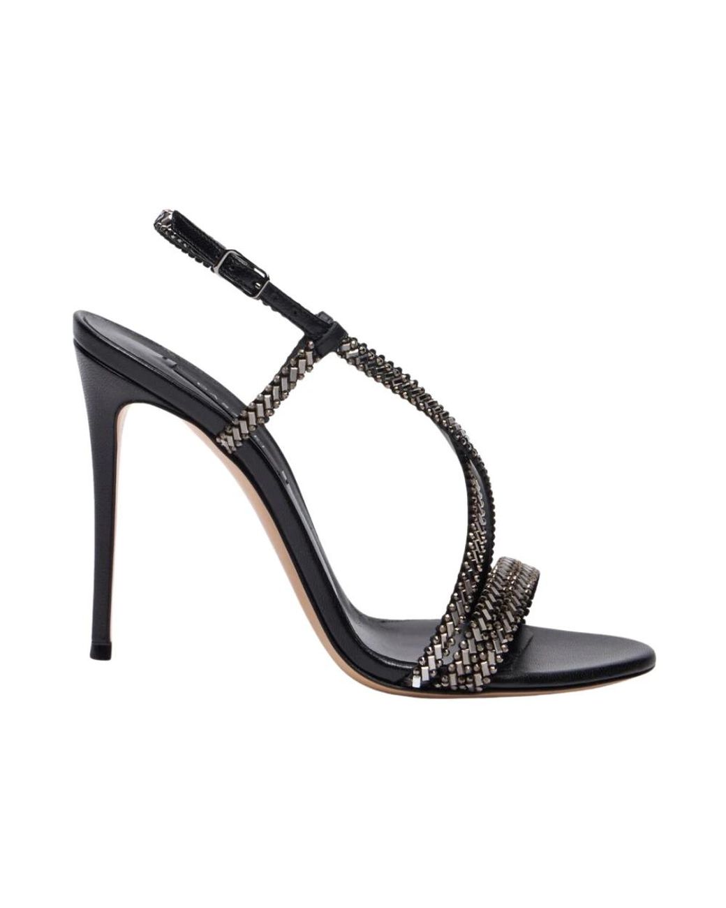 Casadei Black Julia Josephine Sandal