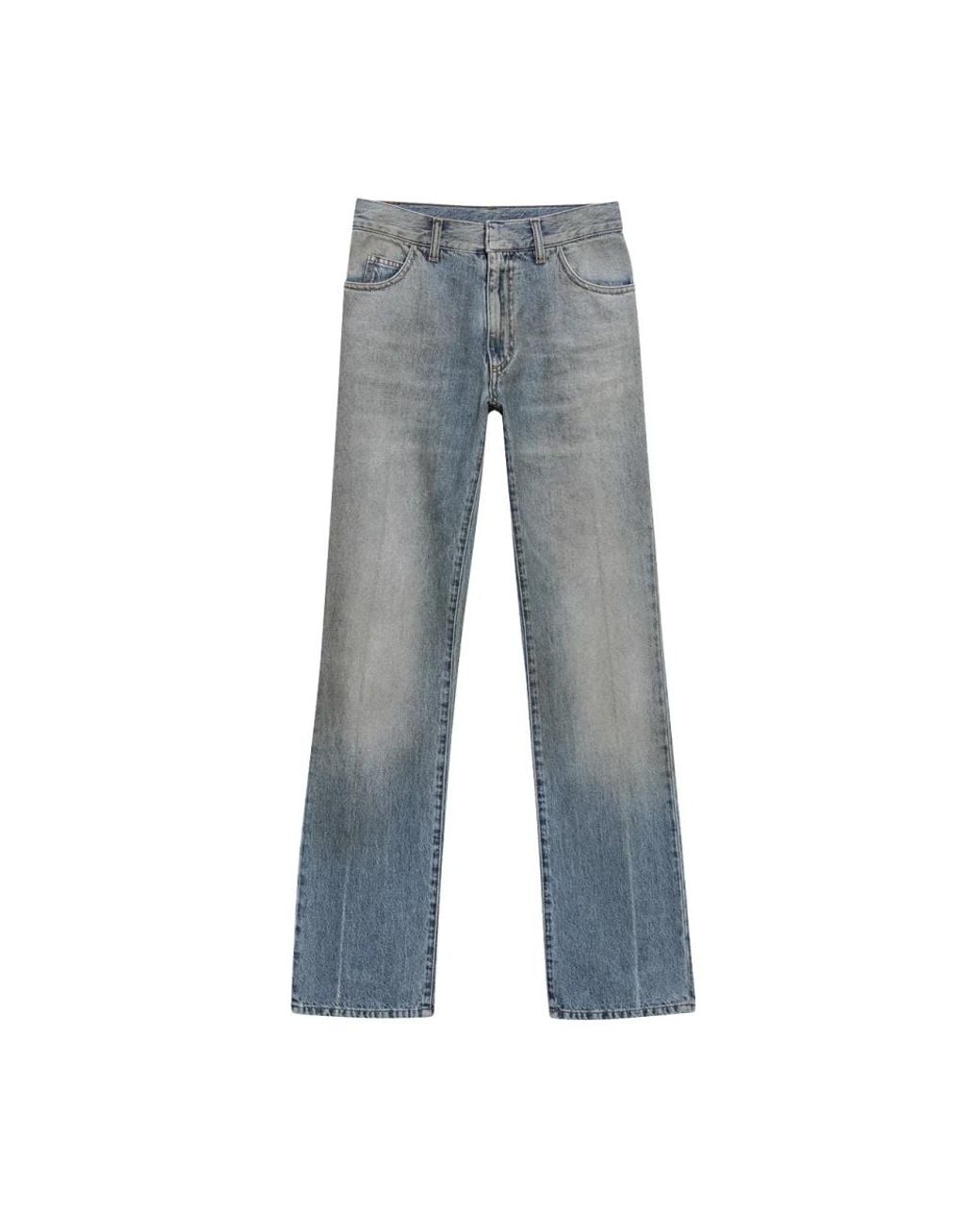 MM6 by Maison Margiela Blue Straight Fit Jeans