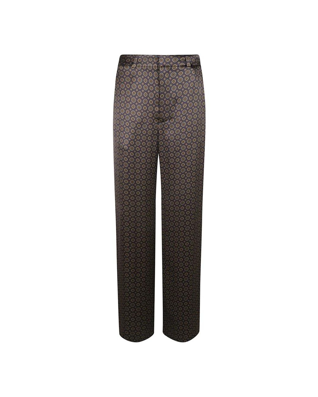 Saint Laurent Brown Straight Trousers