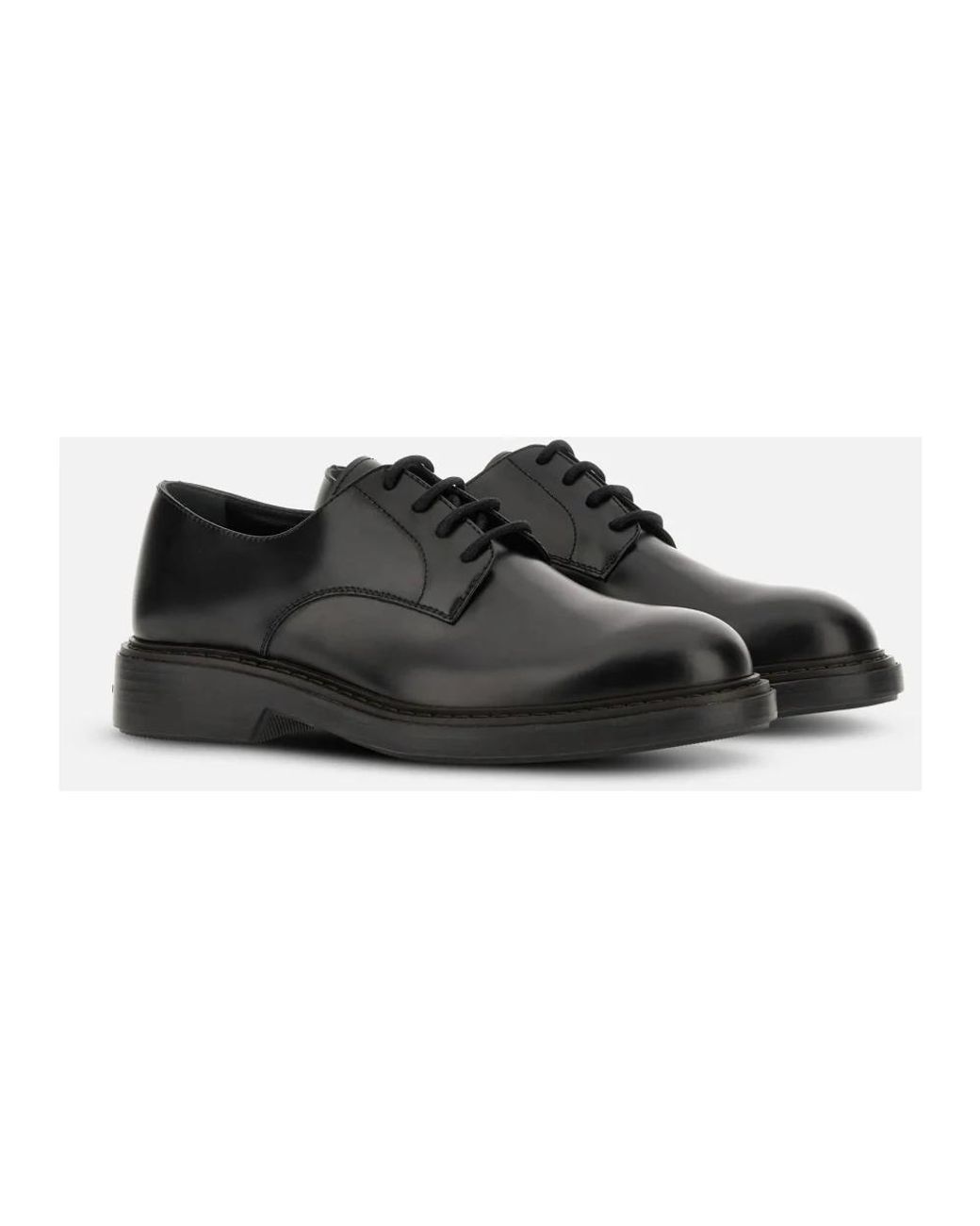 Hogan Black Business Shoes for men