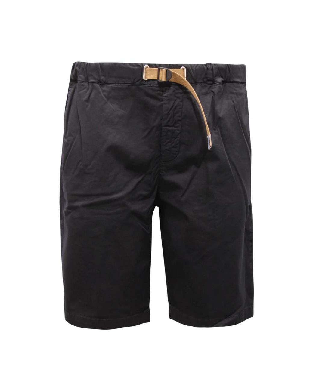 White Sand Black Casual Shorts for men