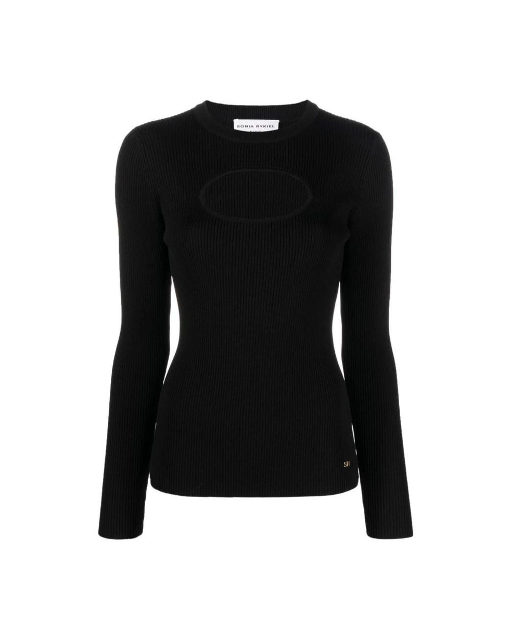 Sonia Rykiel Black Round-Neck Knitwear