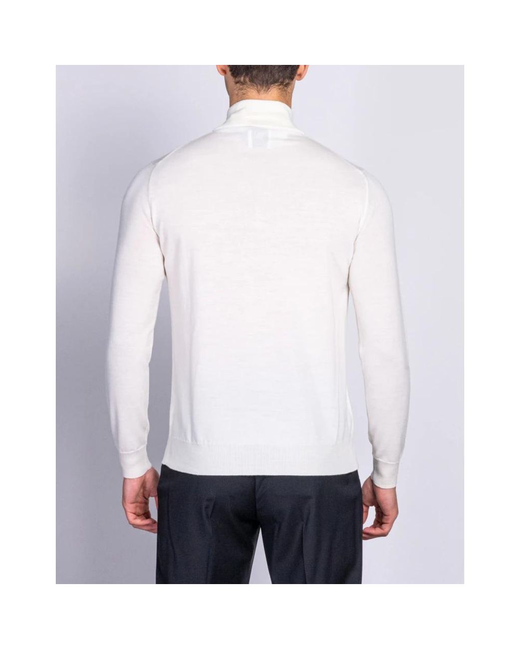 Cor Sine Labe Doli White Turtlenecks for men