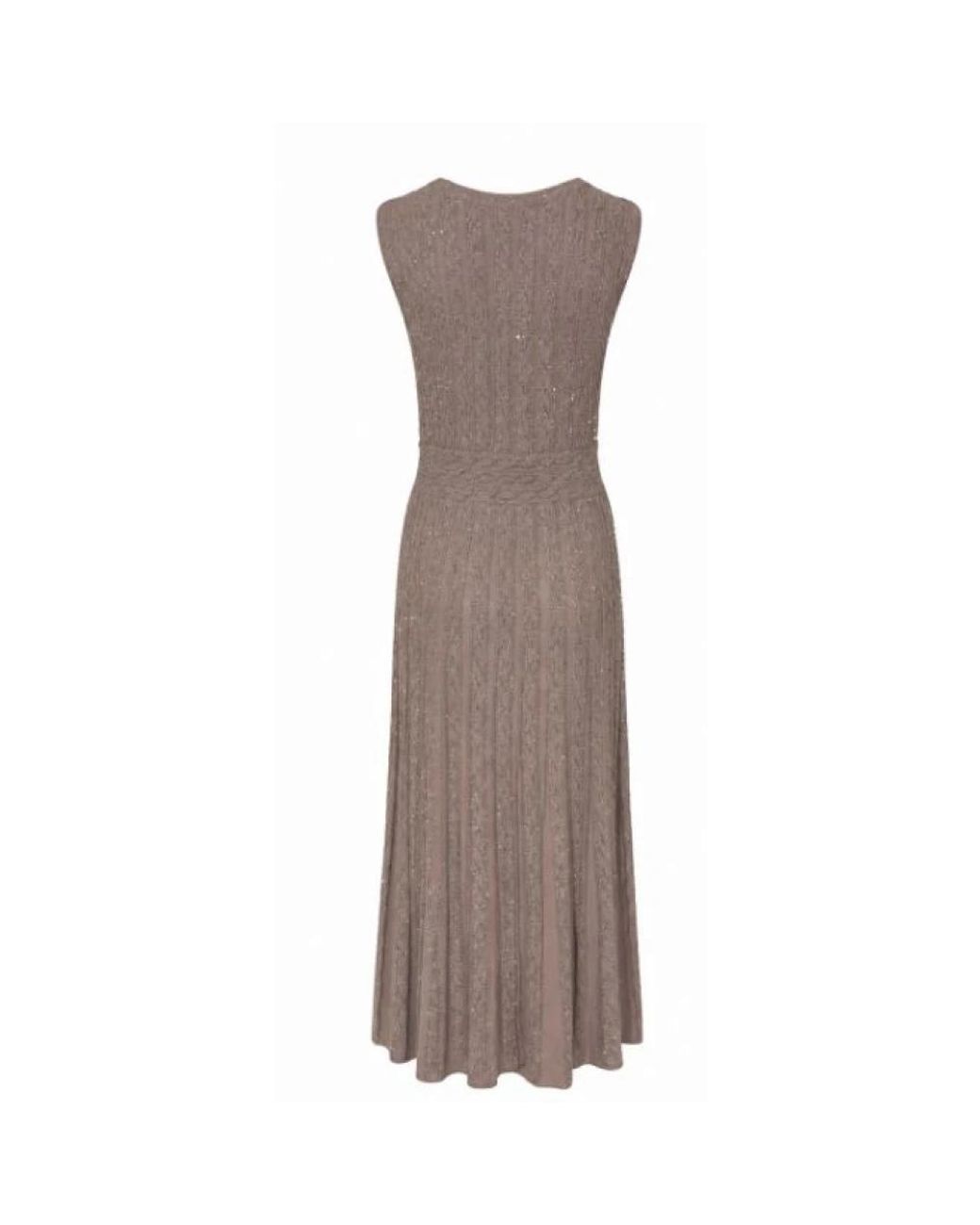 D.exterior Brown Midi Dresses