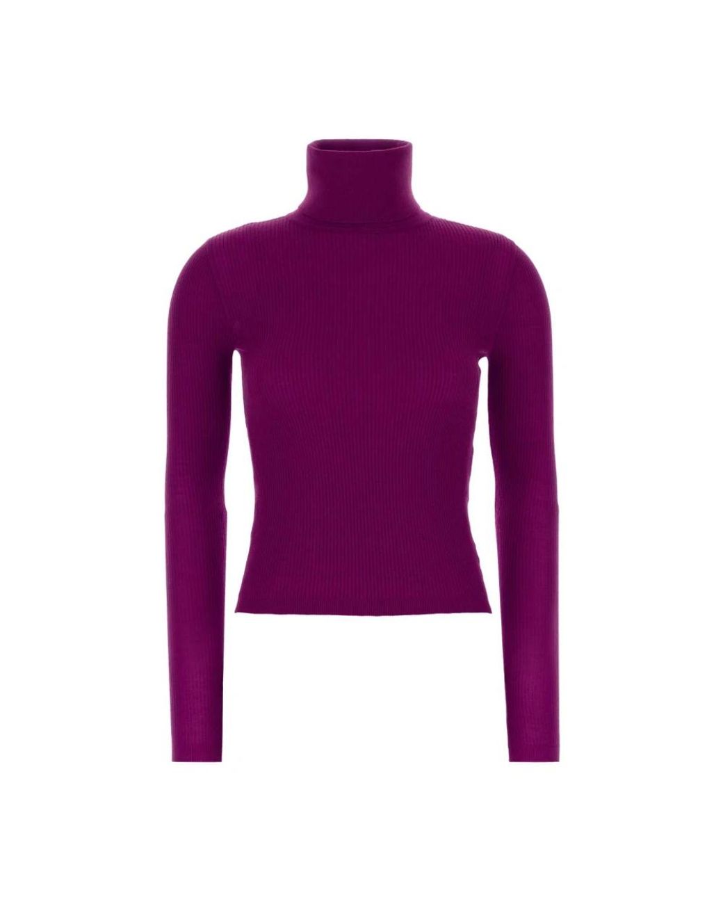 Saint Laurent Purple Turtlenecks