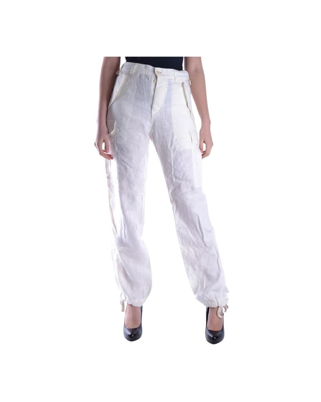 Yohji Yamamoto Blue Straight Trousers