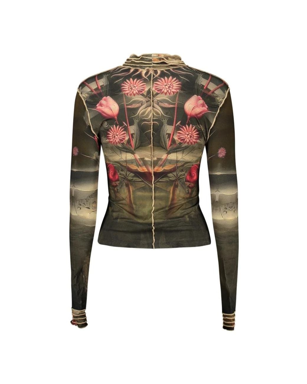 Desigual Green Long Sleeve T-Shirts