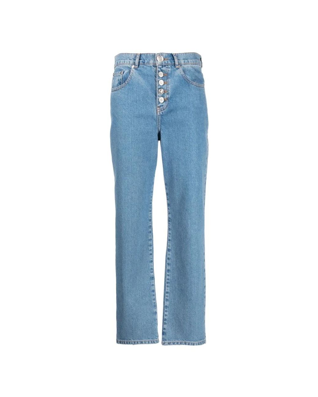 Moschino Blue Straight Fit Jeans