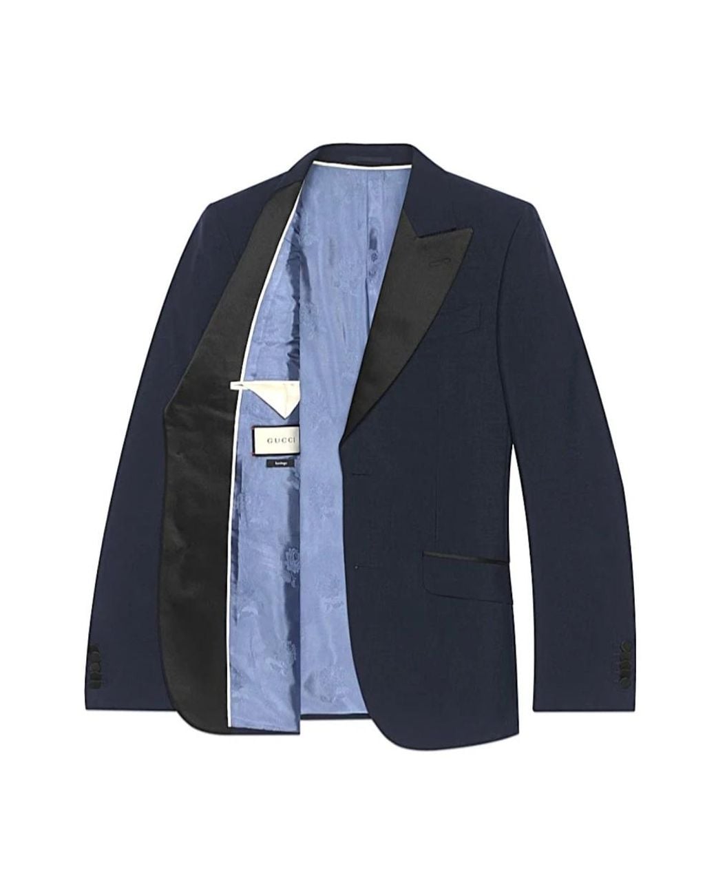 Gucci Blue Single Breasted Suits for men