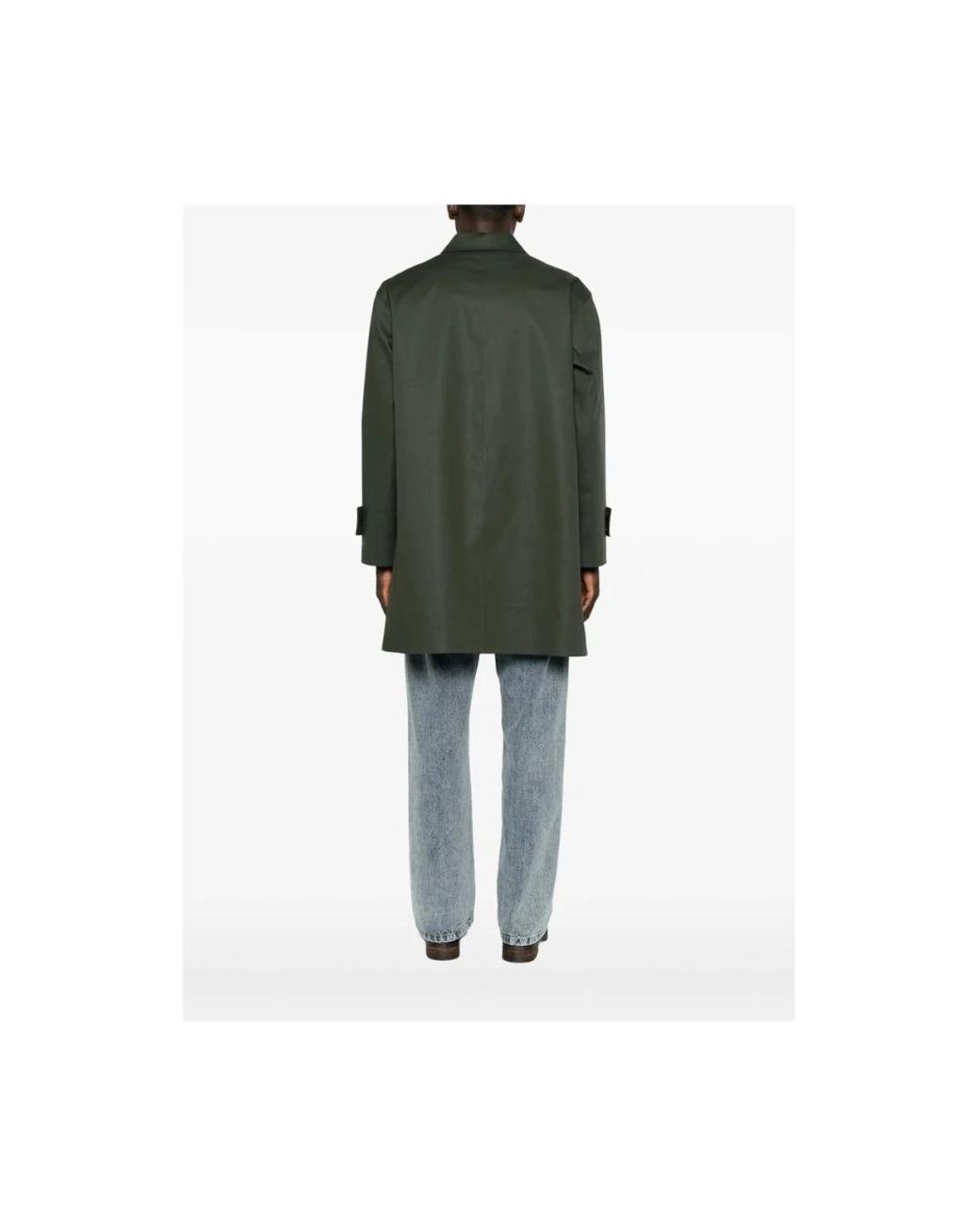 Mackintosh Green Single-Breasted Coats for men