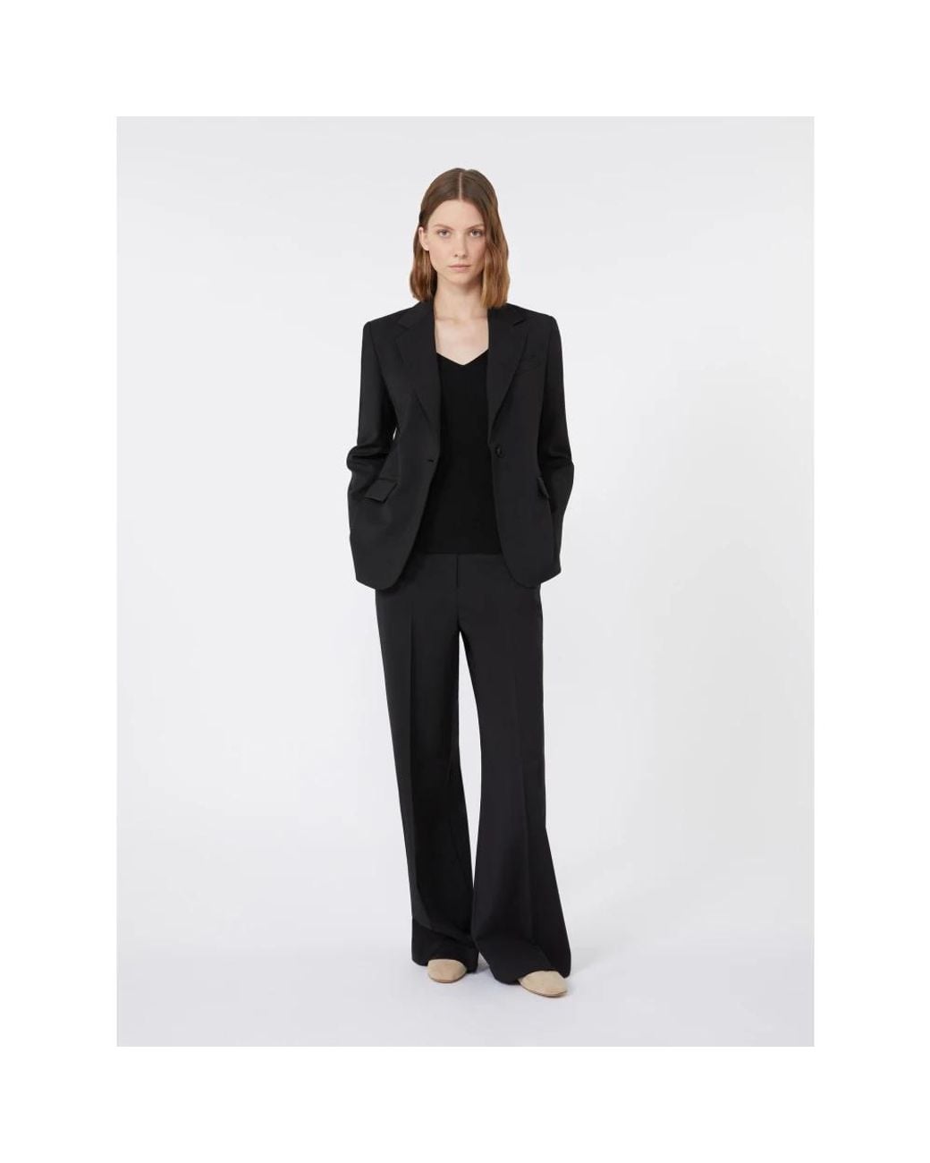 Weekend by Maxmara Black Wide Trousers