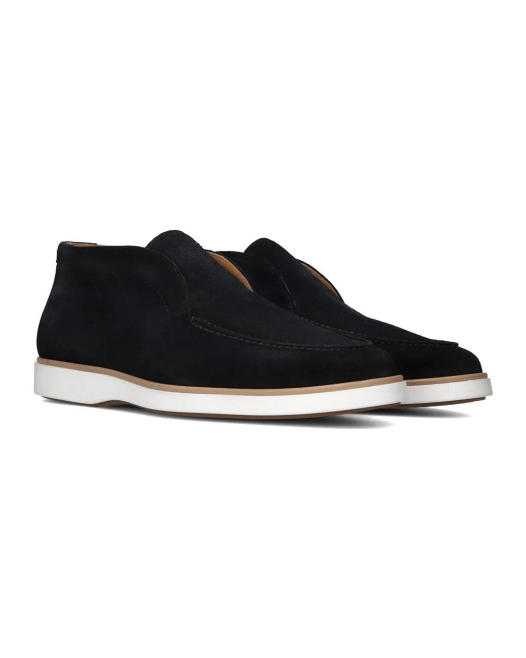 Magnanni Shoes Blue Loafers for men