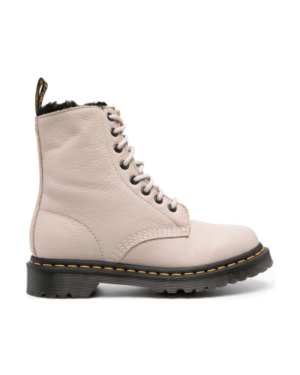 Dr. Martens Natural Lace-Up Boots