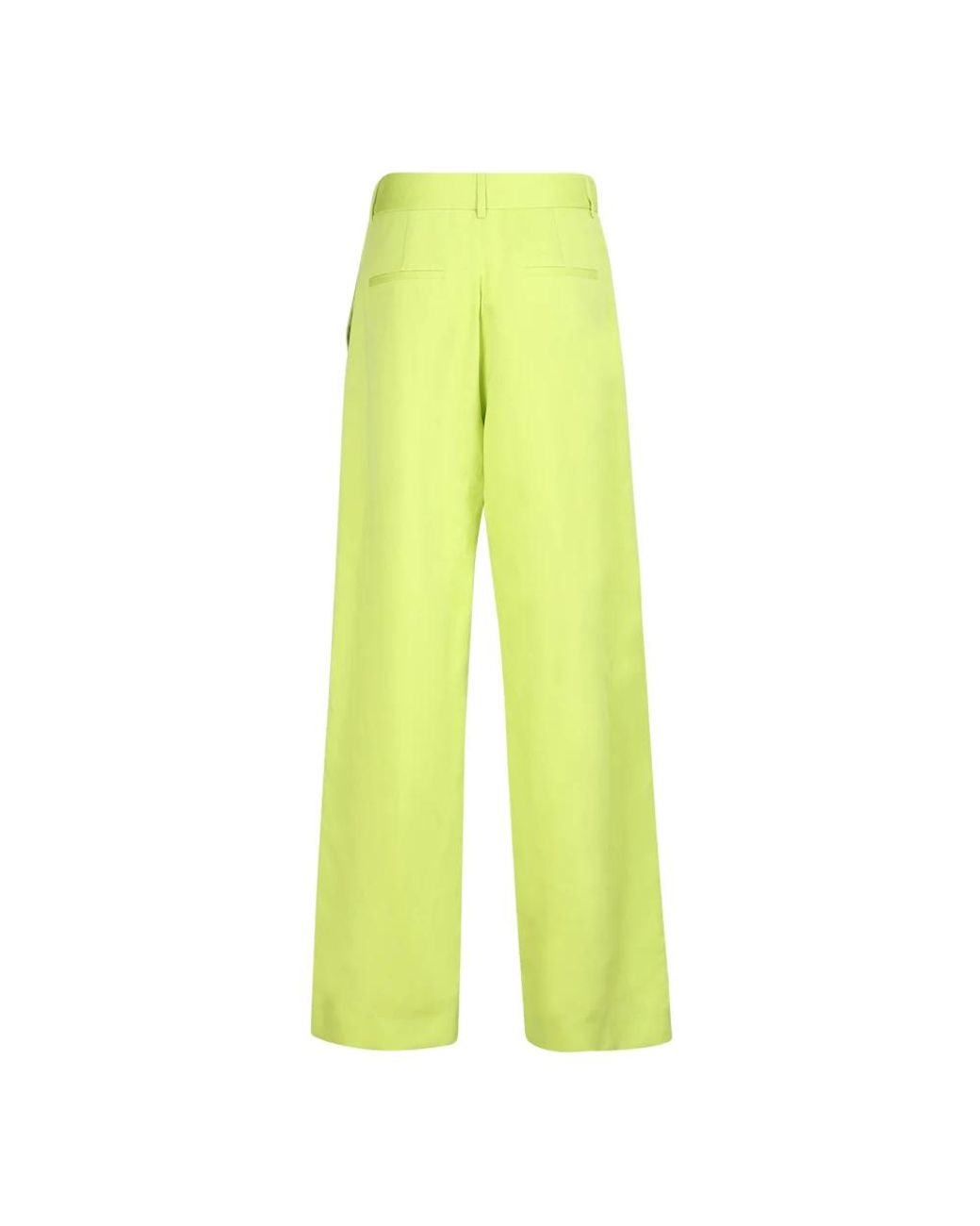 MSGM Yellow Trousers