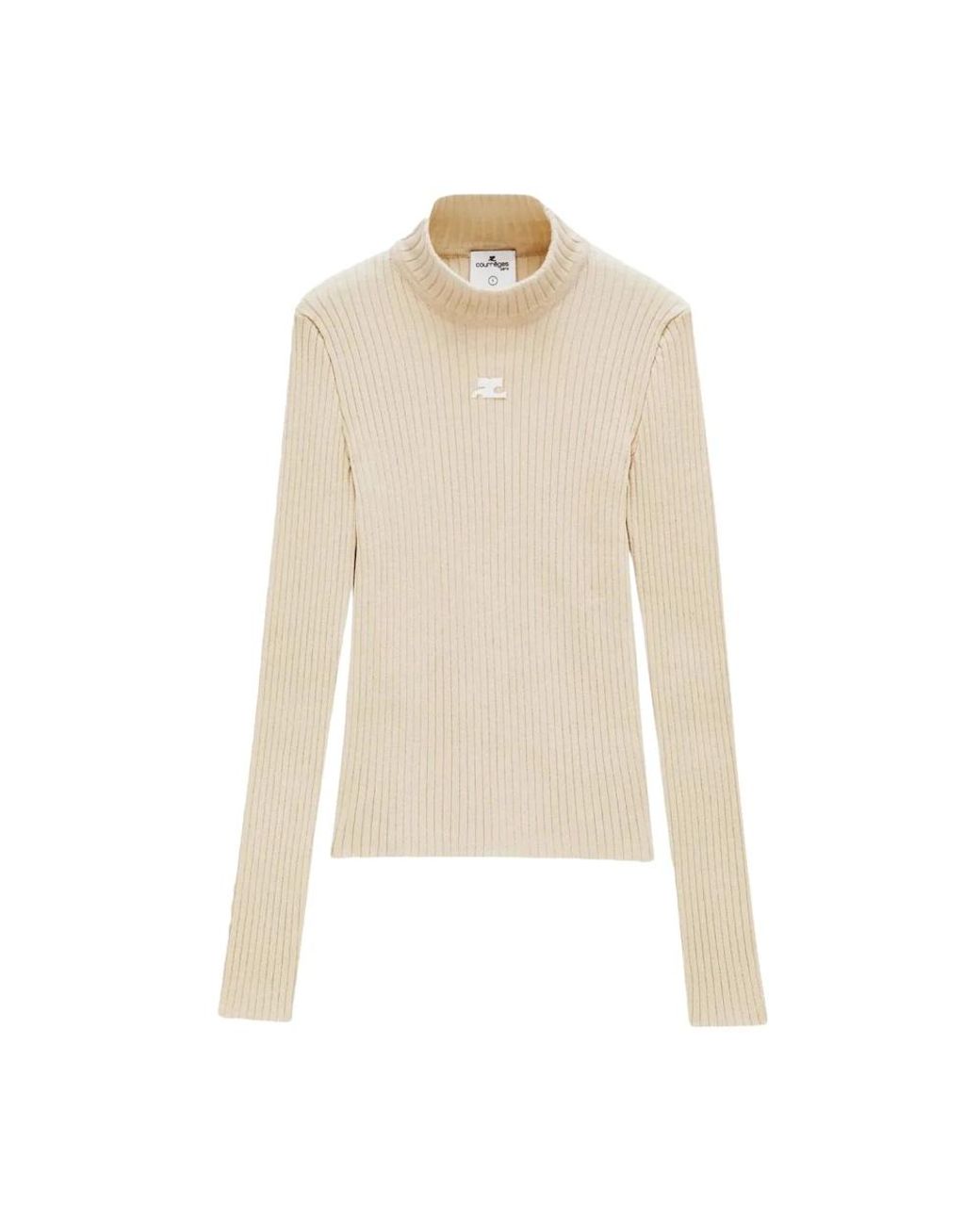 Turtlenecks Courreges de color Natural