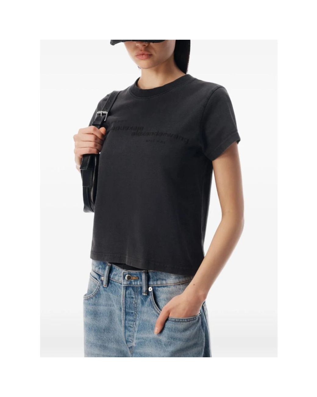 Alexander Wang Black T-Shirts