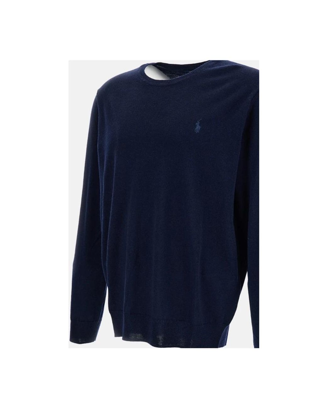 Polo Ralph Lauren Blue Round-Neck Knitwear for men