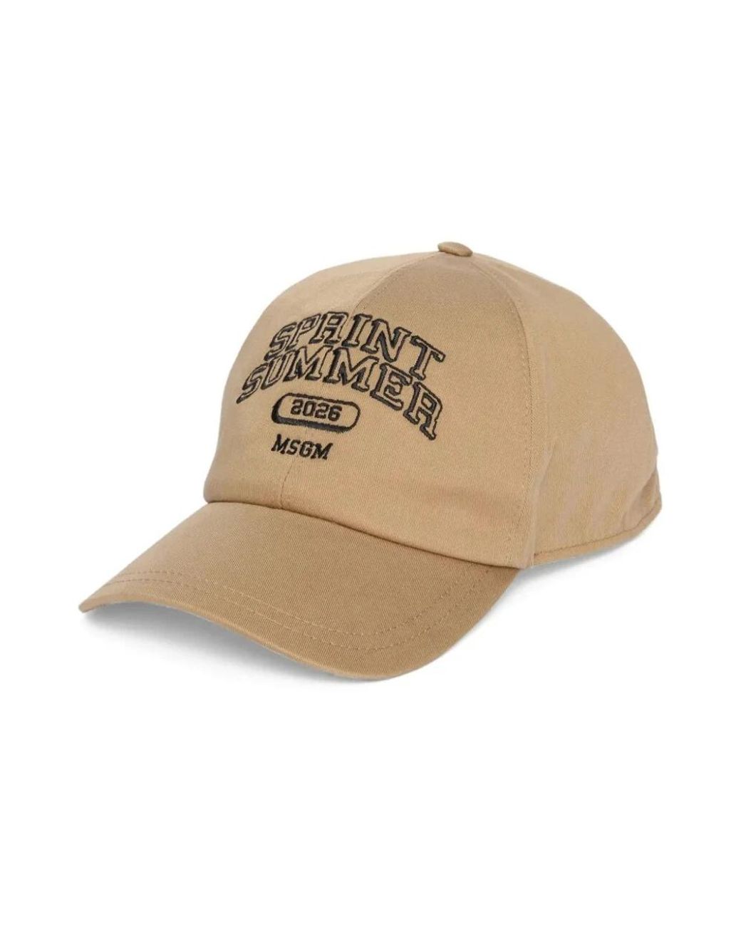 MSGM Baseballpet Met Borduursel in het Natural voor heren