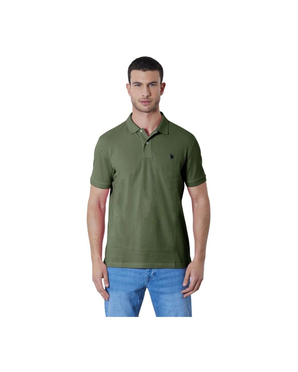U.S. POLO ASSN. Green Polo Shirts for men