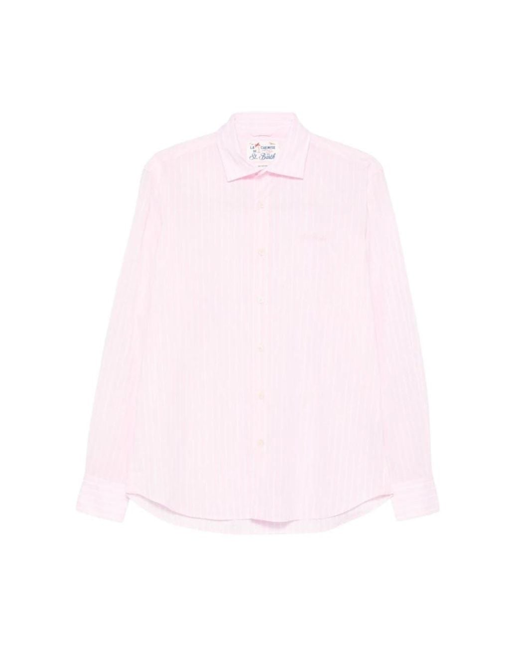 Mc2 Saint Barth Pink Casual Shirts for men
