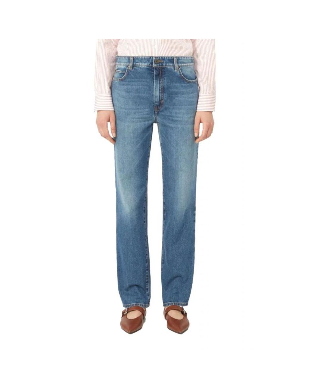 Weekend by Maxmara Blue Loose Fit Jeans