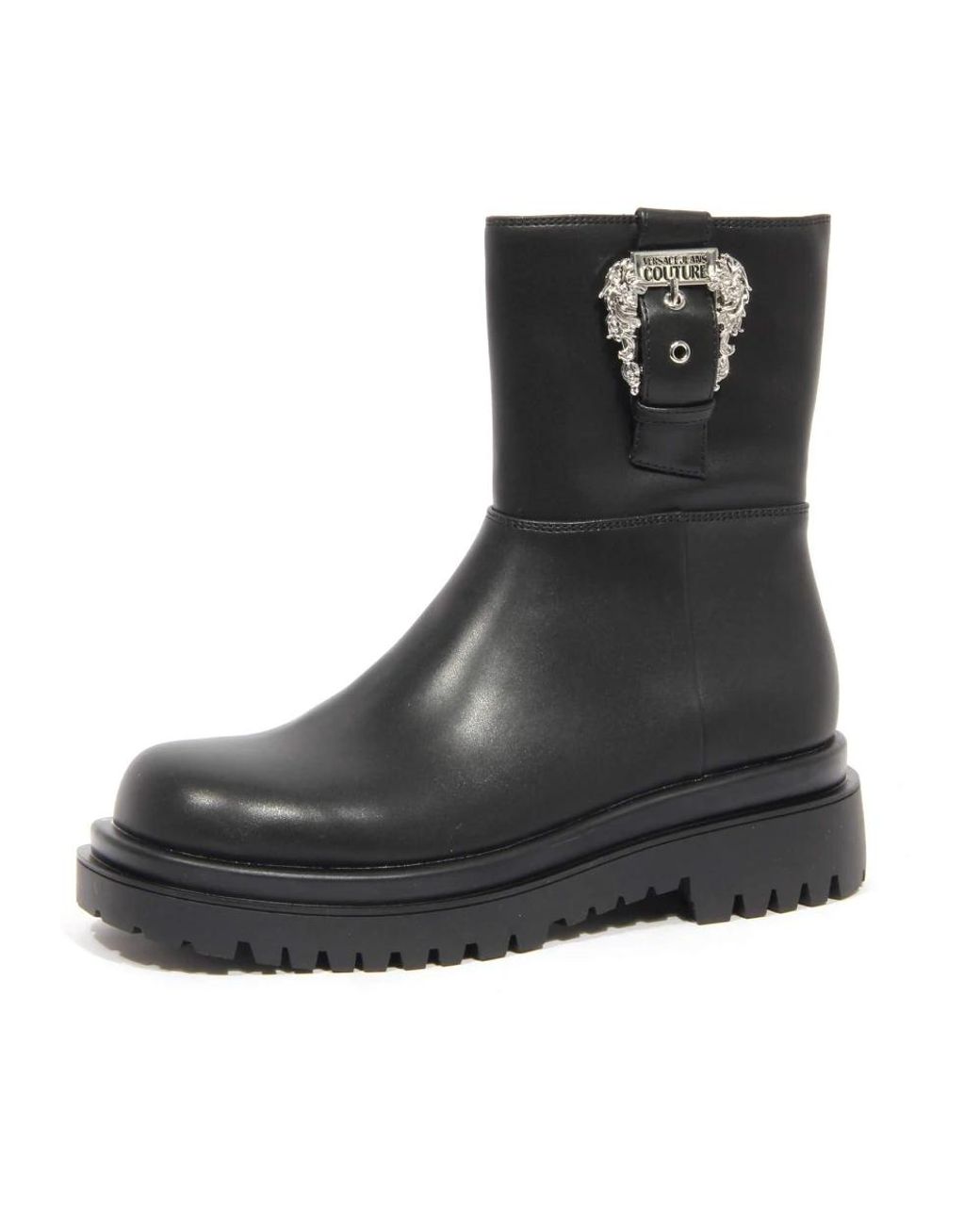 Versace Black Ankle Boots
