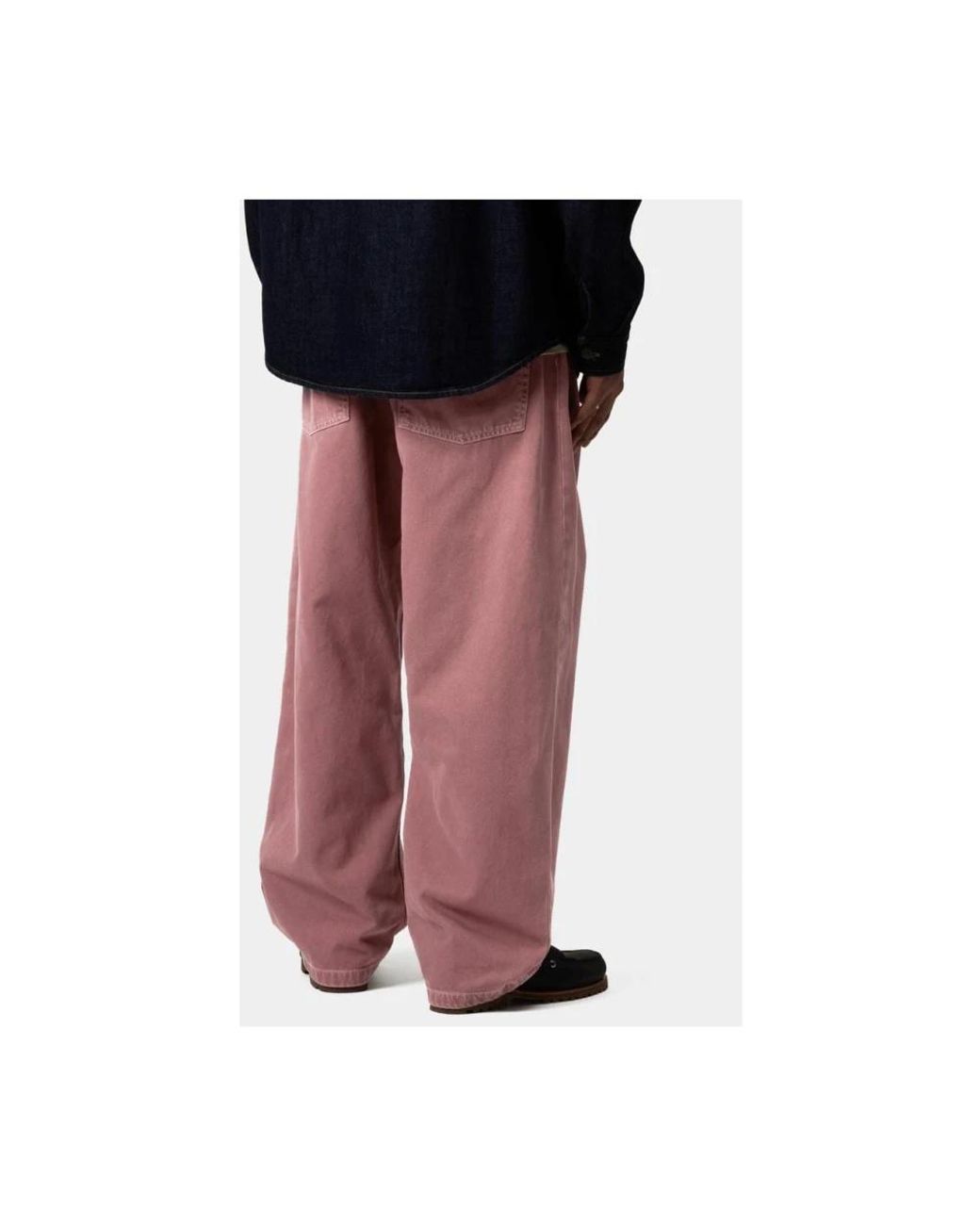 Carhartt Pink Wide Jeans for men