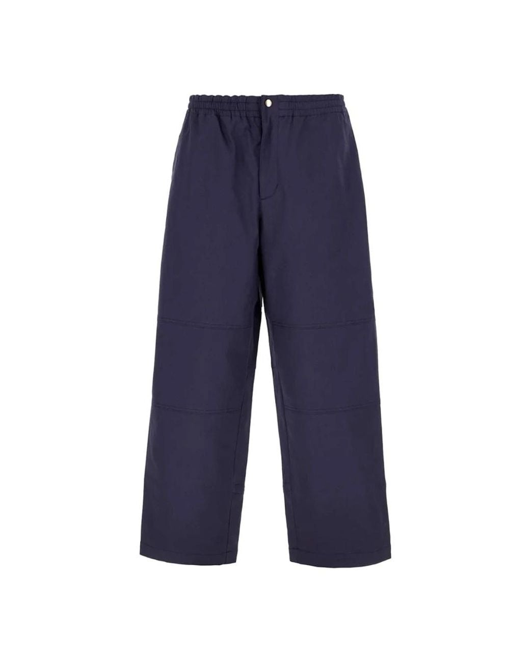Moncler Blue Wide Trousers for men