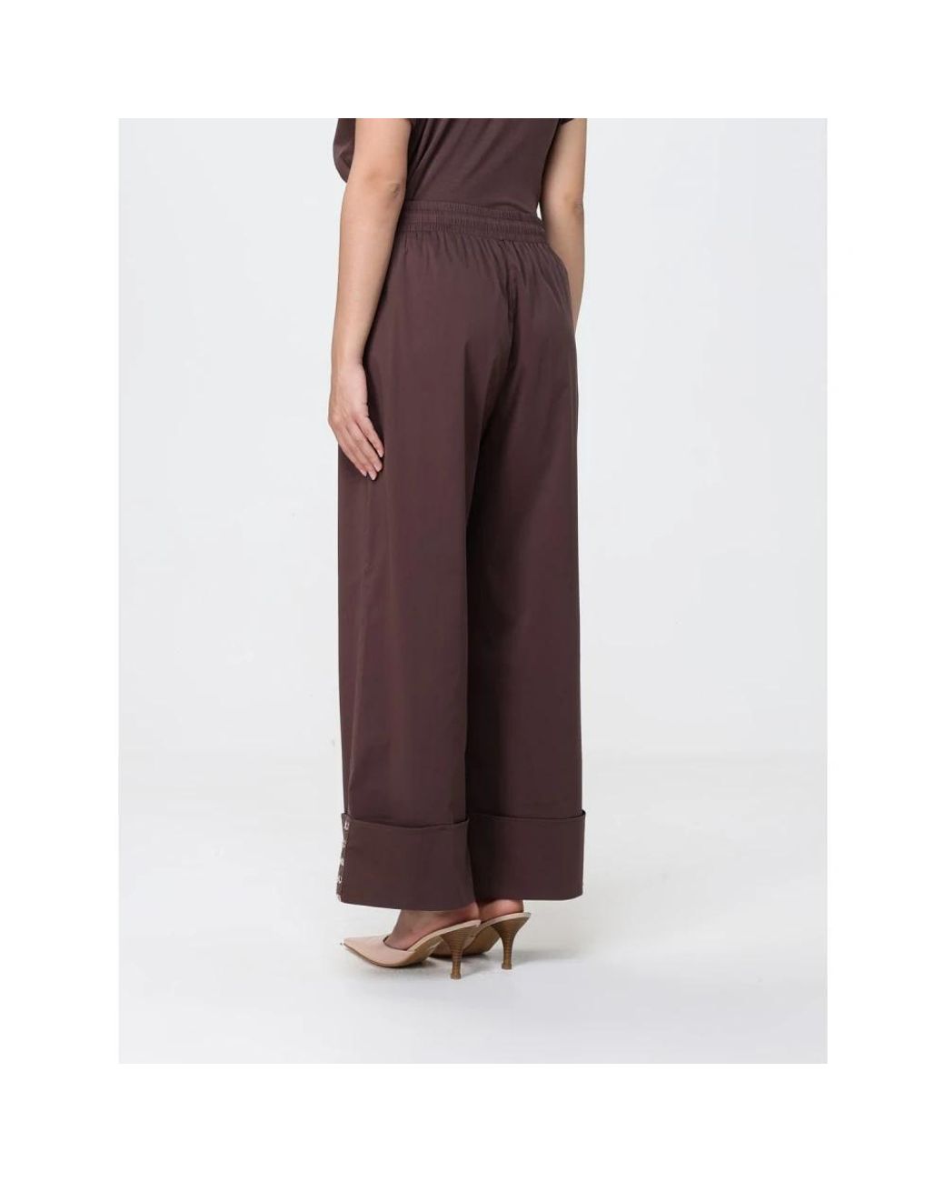 Liu Jo Purple Wide Trousers