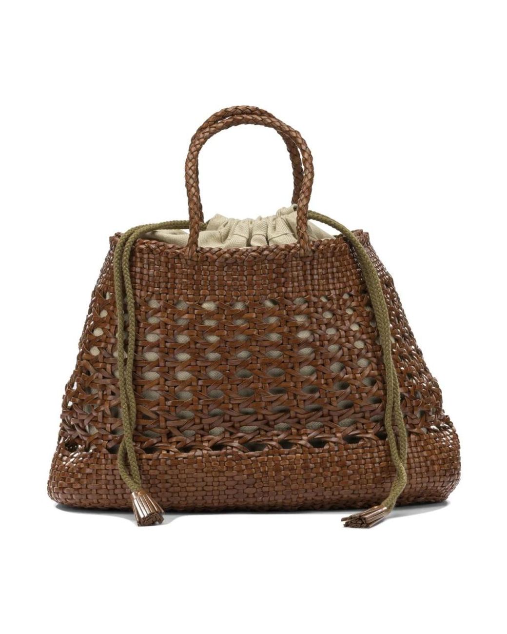 Dragon Diffusion Brown Santa Croce Beuteltasche