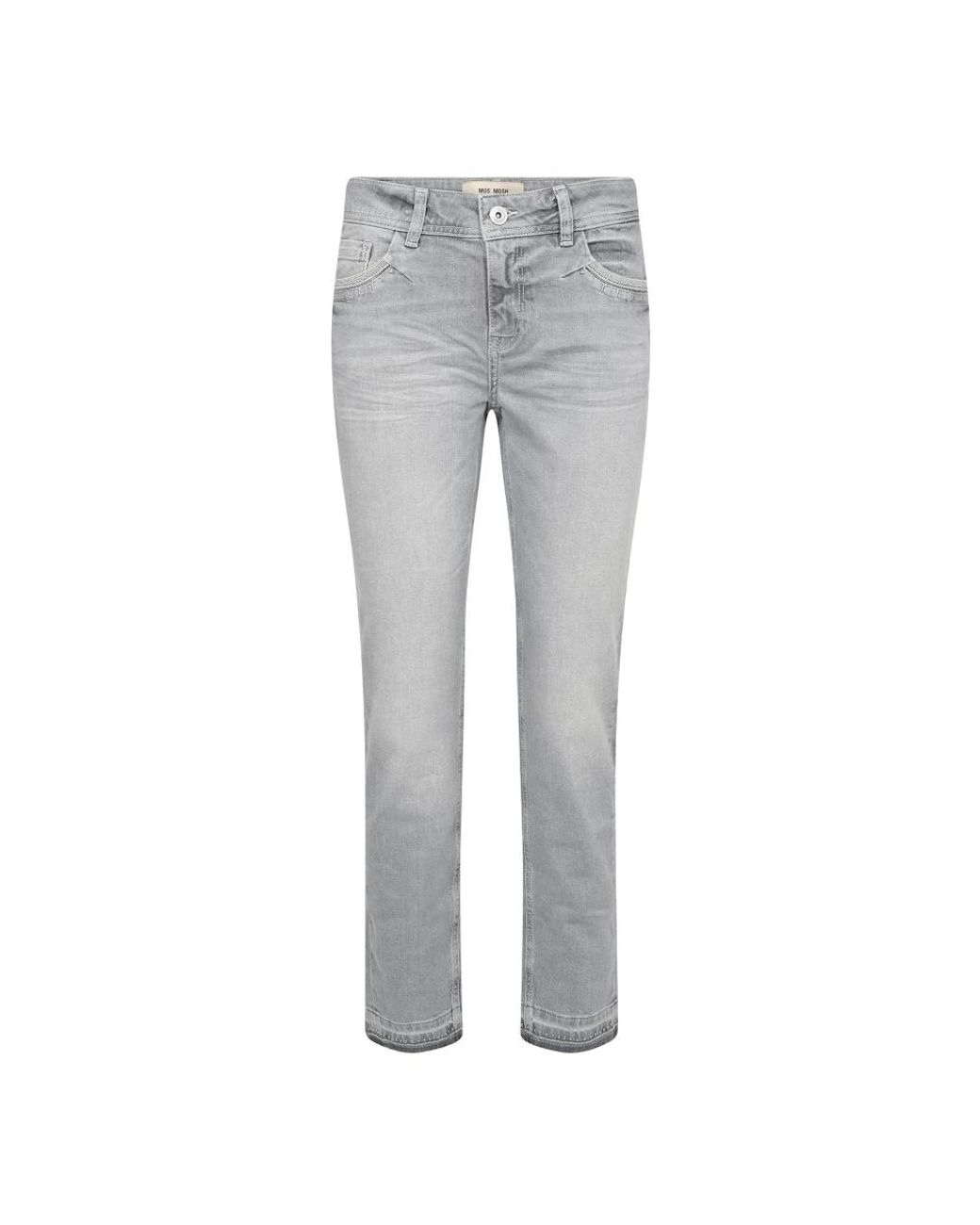 Mos Mosh Gray Cropped Jeans