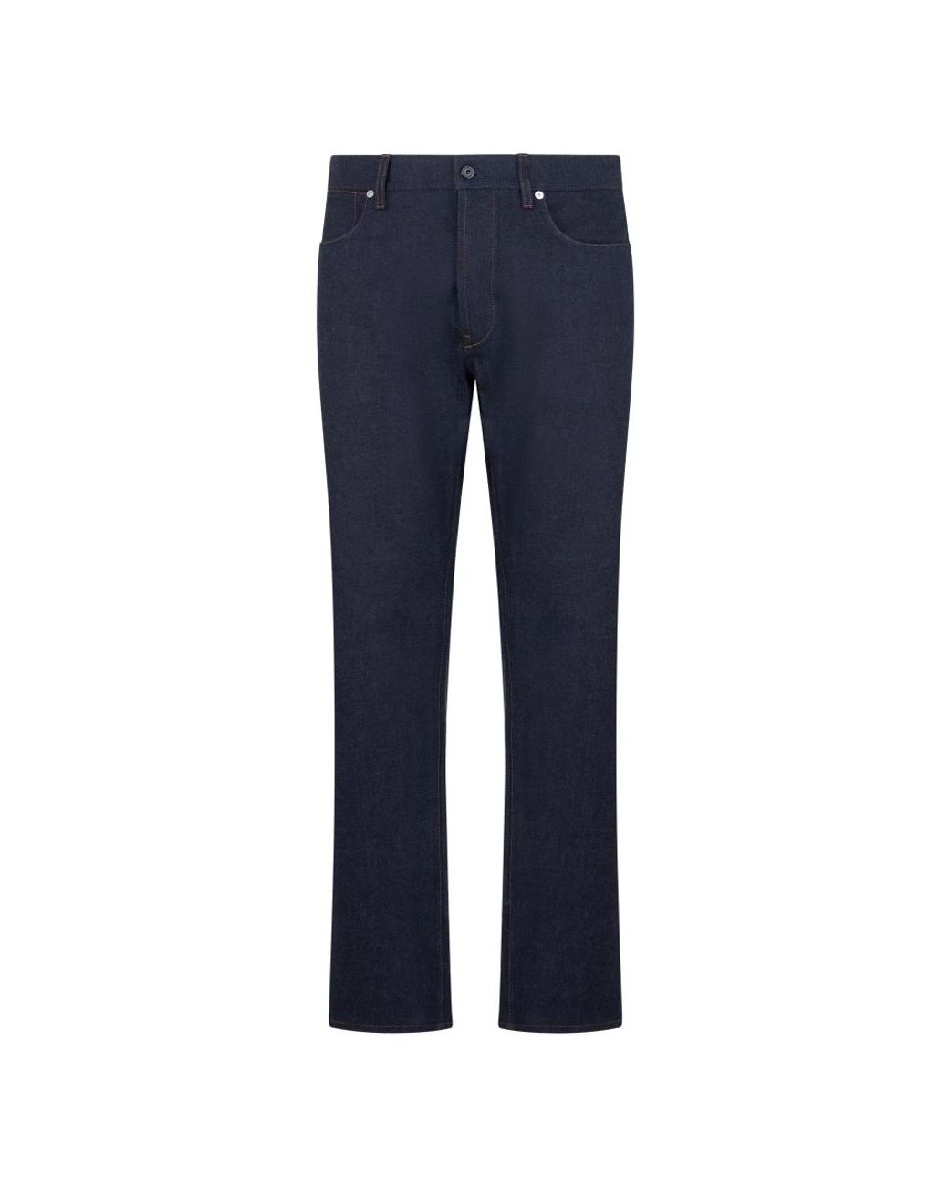 Stone Island Blue Straight Jeans for men