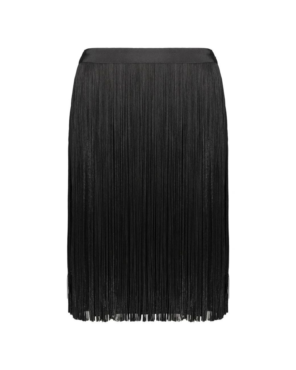 Alberta Ferretti Black Midi Skirts