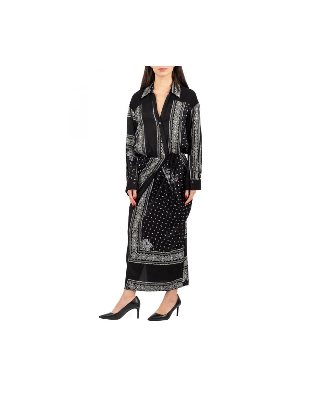 Pinko Black Maxi Dresses